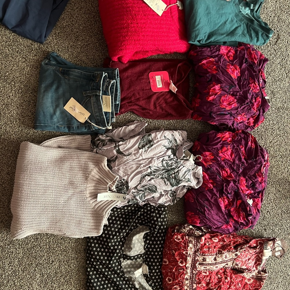 Lot of brand new clothes with tags